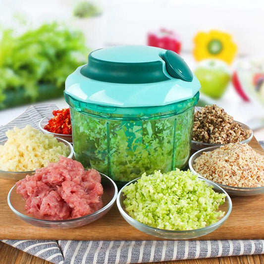Multifunction Vegetable Chopper – Manual Garlic Cutter & Food Dicer