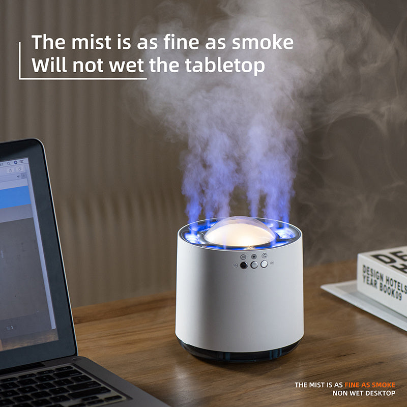 H2O Smart Home Humidifier – USB Powered, Voice Activated with Color LED Light