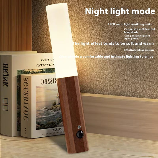 Magnetic LED Night Light – USB Motion Sensor Lamp