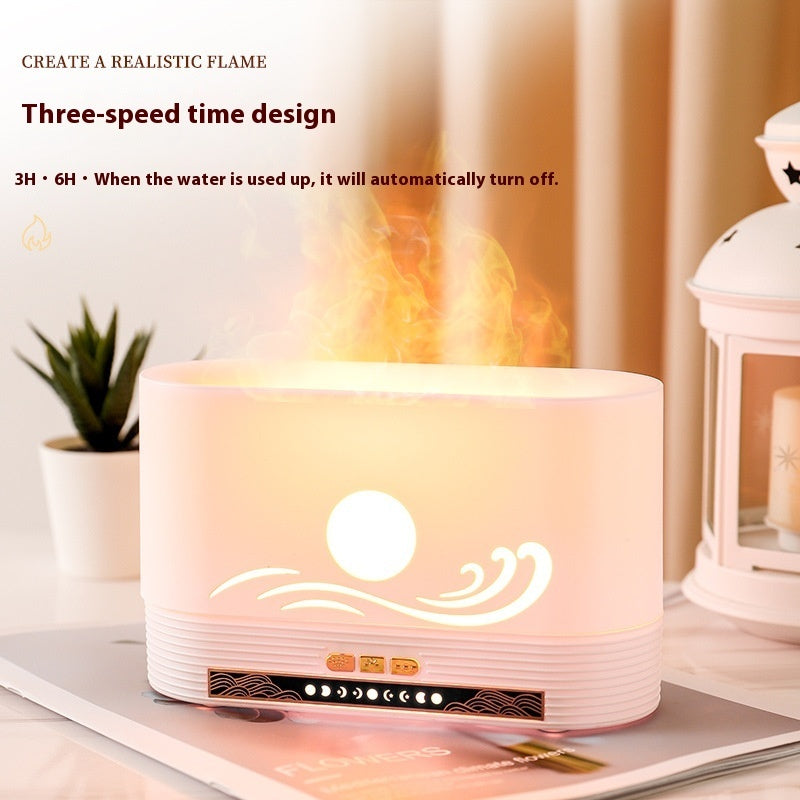 Flame Aromatherapy Humidifier with Fan