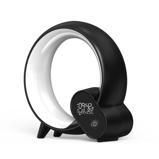 Intelligent Wake-Up Alarm Clock with Q Design, Digital Display & Bluetooth Speaker