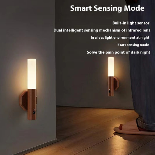Magnetic LED Night Light – USB Motion Sensor Lamp