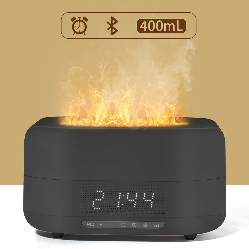 Firelight Bluetooth Speaker with Mist Humidifier & LED Flame Effect
