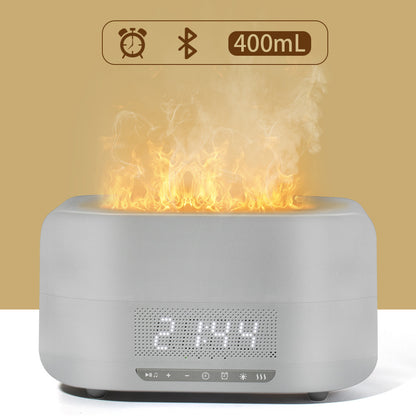 Firelight Bluetooth Speaker with Mist Humidifier & LED Flame Effect