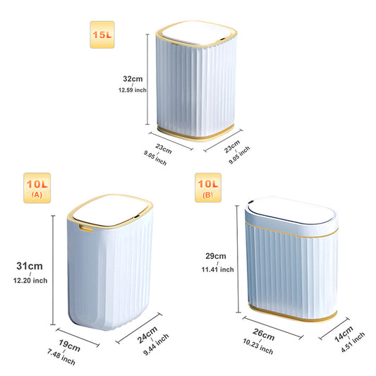 No-Touch Smart Trash Can – Modern Waste Bin