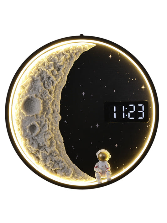 LED Moon Wall Light – Minimalist Modern Wall Lamp for Living Room