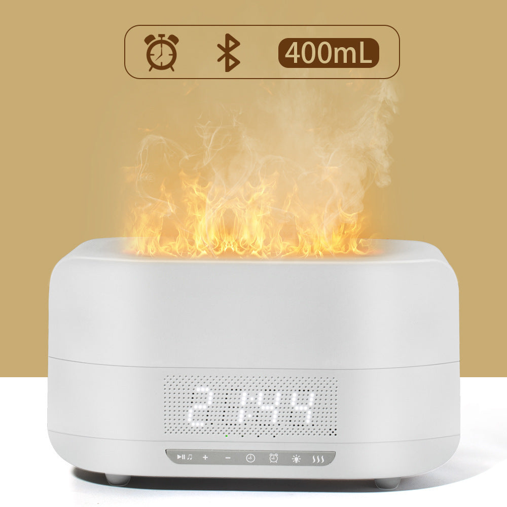 Firelight Bluetooth Speaker with Mist Humidifier & LED Flame Effect