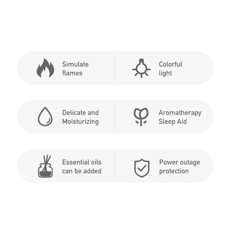 7-Color Flame Aromatherapy Diffuser