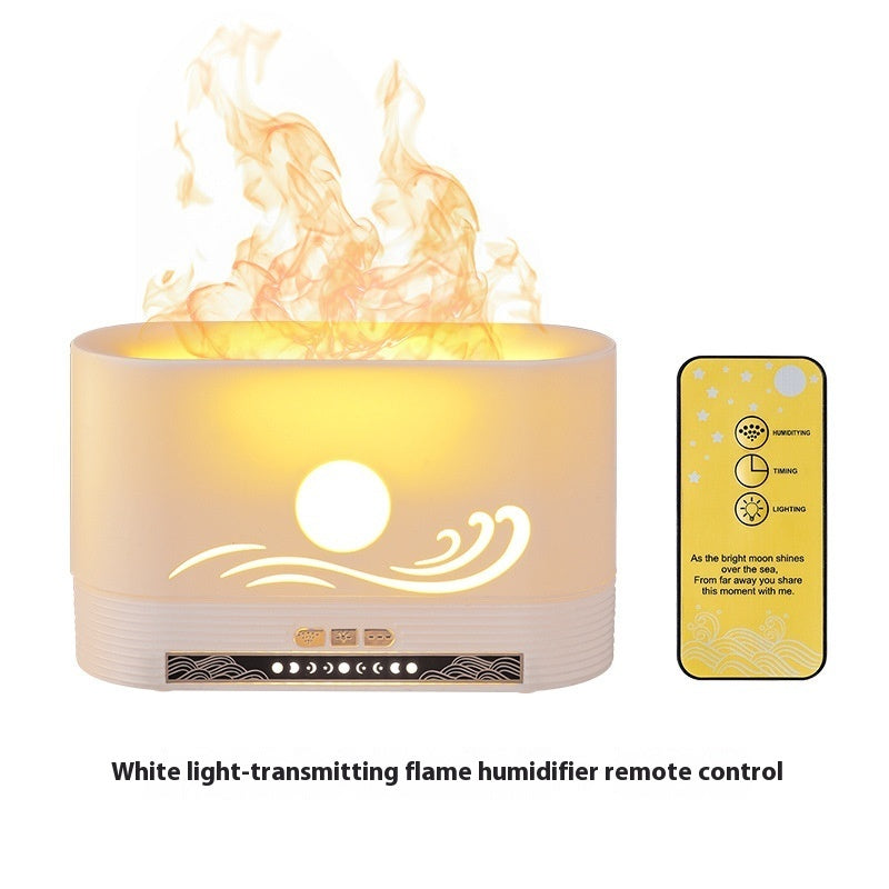 Flame Aromatherapy Humidifier with Fan